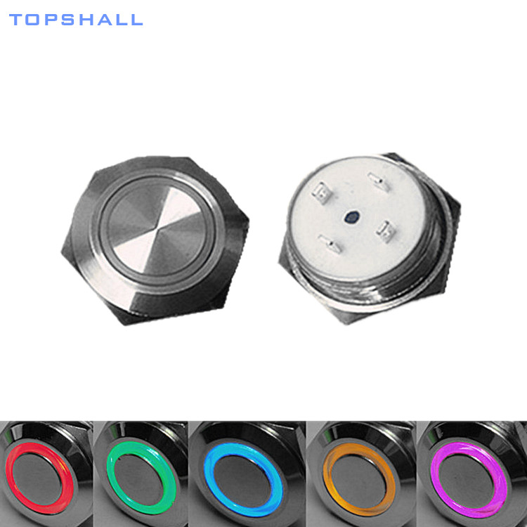 stainless steel push button MPB22-R4P-FRXX-S8-C