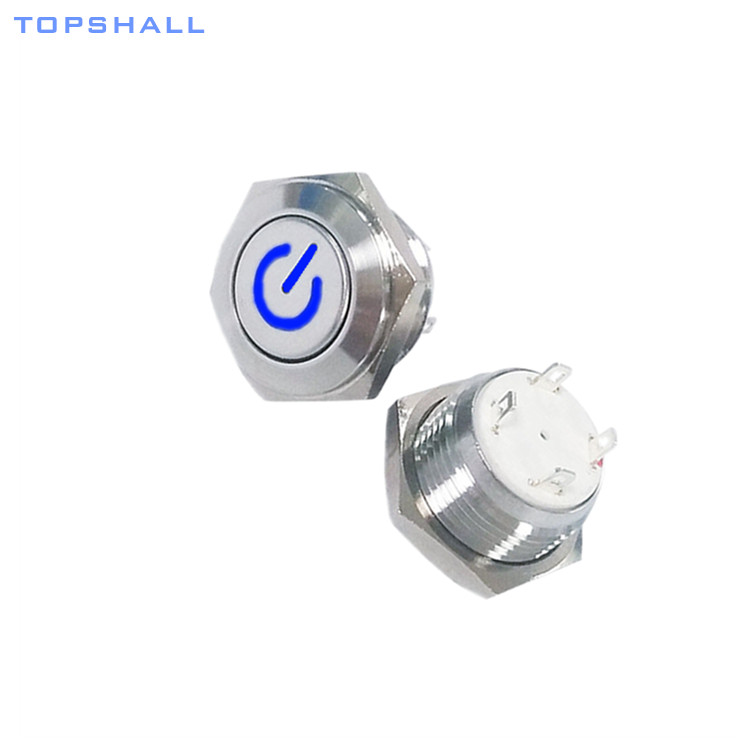 16mm push button switch MPB16-R4P-FEXX-S8-C